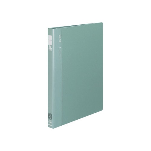 30穴リングファイル 緑A4縦 背幅27mm