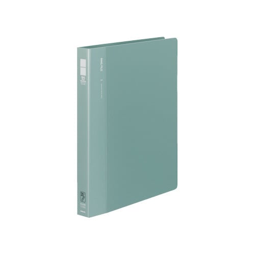 30穴リングファイル 緑 A4縦 背幅33mm