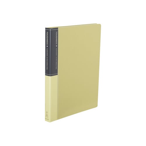 クリヤーブック タフネス ミドルリングA4 黄