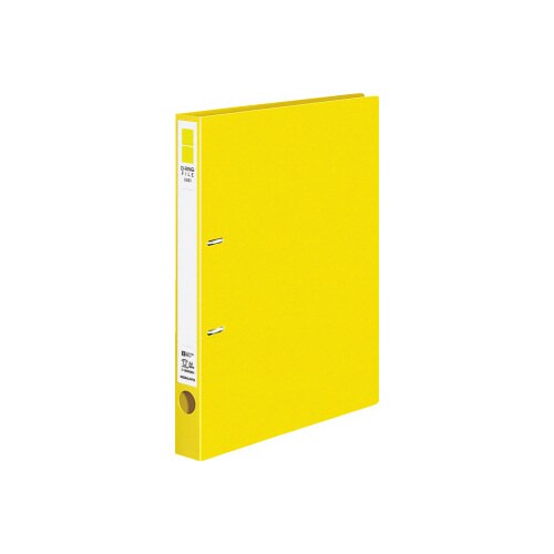 Dリングファイル<ER>黄A4縦背幅34mm