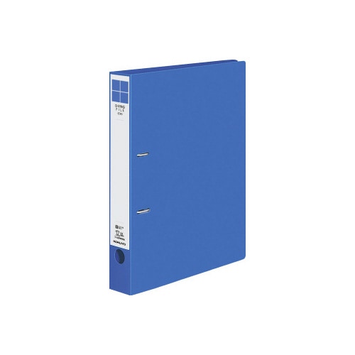 Dリングファイル<ER>青A4縦背幅45mm