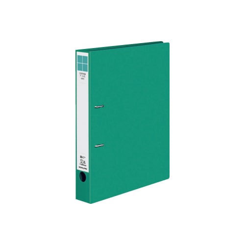 Dリングファイル<ER>緑A4縦背幅45mm