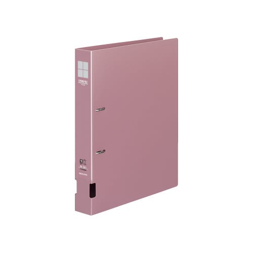 DリングファイルPP 桃A4縦背幅45mm