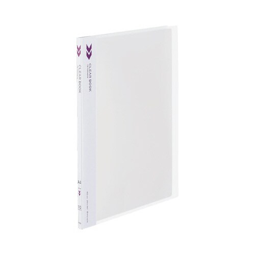 クリヤーブックK2 固定式A4縦10P透明