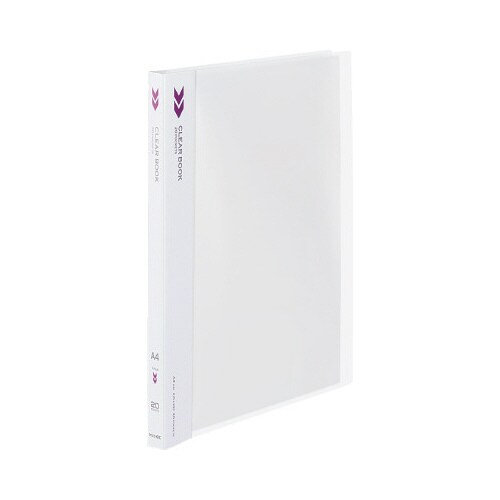 クリヤーブックK2 固定式A4縦20P透明