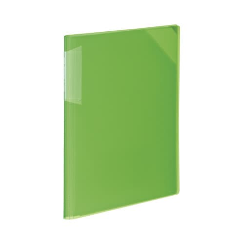 クリヤーホルダーブックノビータA4黄緑12P