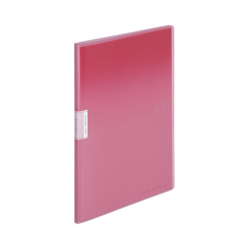 クリヤーブックモッテA4縦 20P ピンク