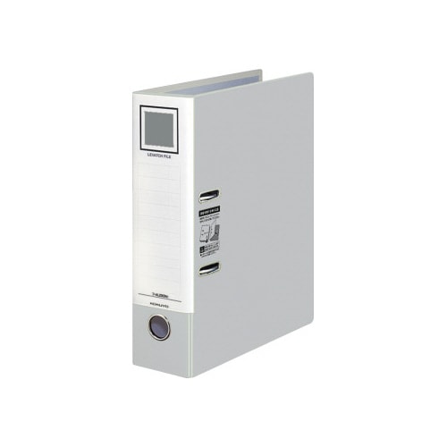 レバッチファイル A4縦 背幅76mm 銀