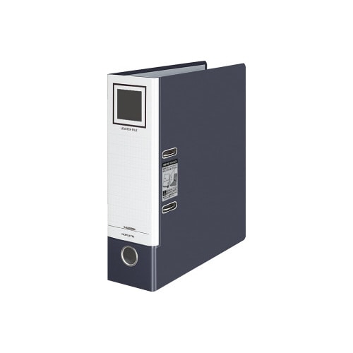 レバッチファイル A4縦 背幅93mm 濃灰