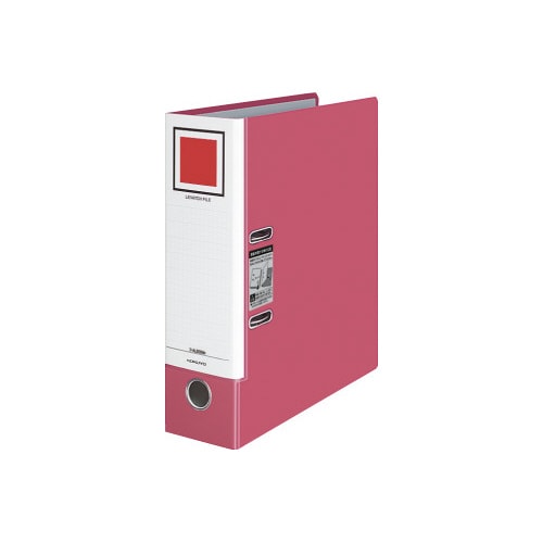 レバッチファイル A4縦 背幅93mm 赤