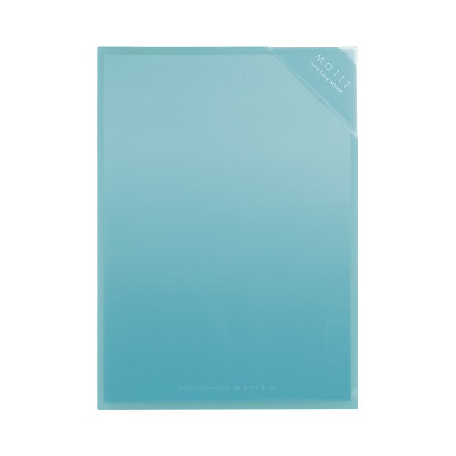 ハードクリヤーホルダーモッテA4 ライトブルー