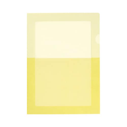 ペーパーホルダー<オール紙>(窓付き)5枚入り黄