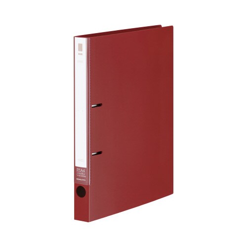 リングファイル<NEOS>A4縦 背幅33mm 赤