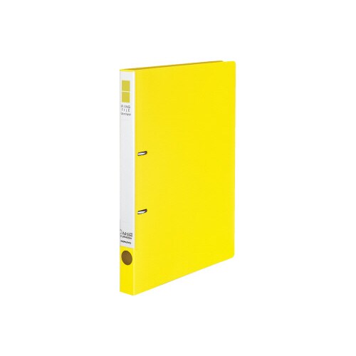 リングF<スリムスタイル>黄A4縦背幅27mm