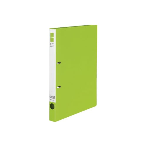 リングF<スリムスタイル>黄緑A4縦背幅27mm