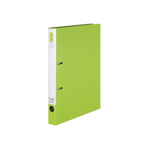 リングF<スリムスタイル>黄緑A4縦背幅33mm