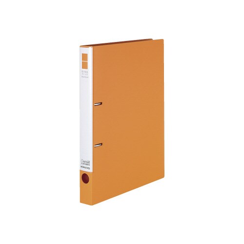 リングF<スリムスタイル>橙A4縦背幅33mm