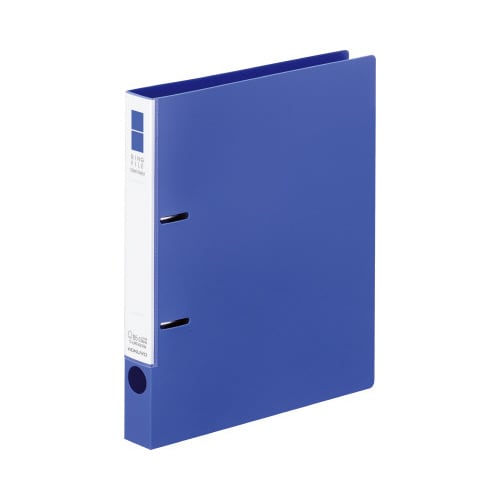 リングファイル<スリム>B5S・220青