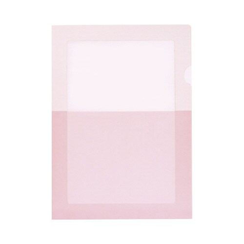 ペーパーホルダー<オール紙>窓付き 5枚入りピンク