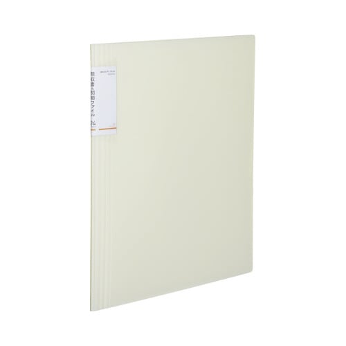 領収書&明細ファイル(固定式)ノビータ24P 白