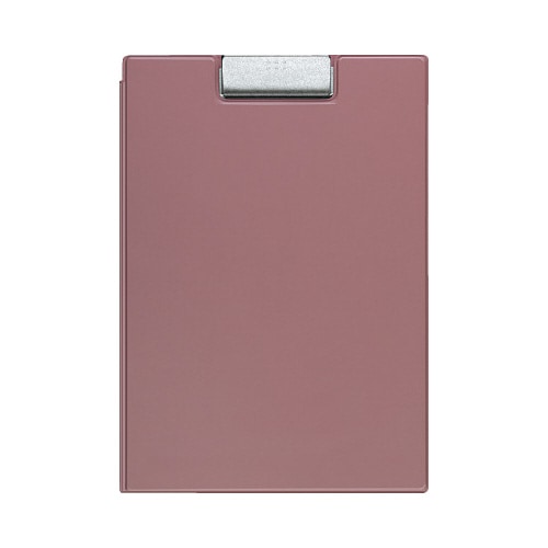 クリップホルダー(カバー付き用箋挟)A4 桃