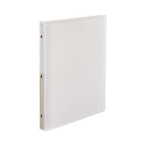 クリヤーブックグラッセル替紙式A4 オフホワイト