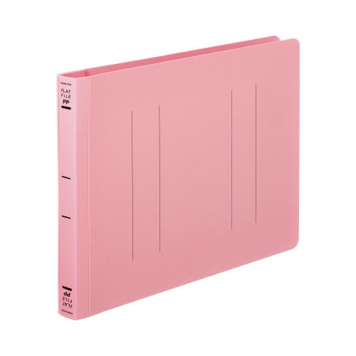 フラットファイル<PP> A5ヨコ ピンク