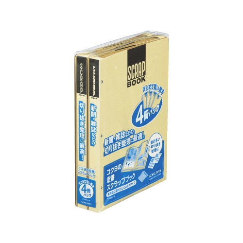 スクラップブックD(とじ込み式)4冊パック