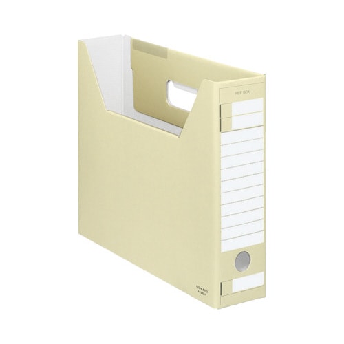 ファイルボックス Dタイプスリム A4横 黄