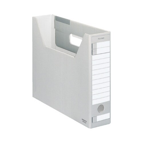 ファイルボックス Dタイプスリム A4横 灰