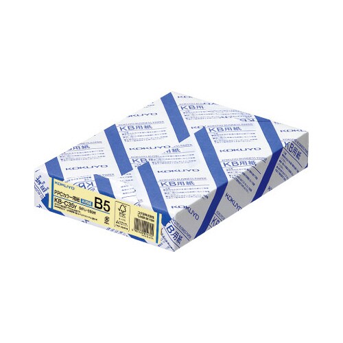 PPCカラー用紙共用紙64g B5 500枚黄