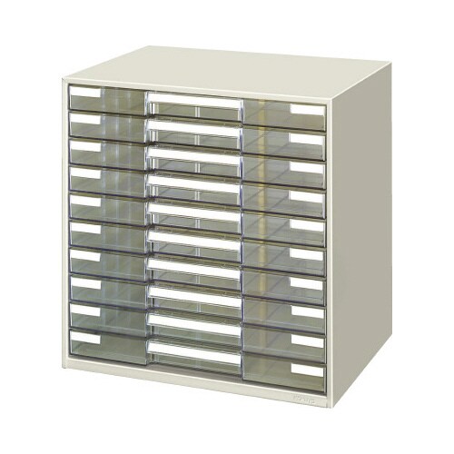 レターケース透明プラスチック引き出しA3 10段