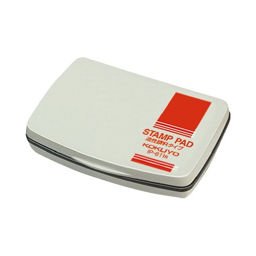 スタンプ台 顔料タイプ 小形 盤面65×40mm赤