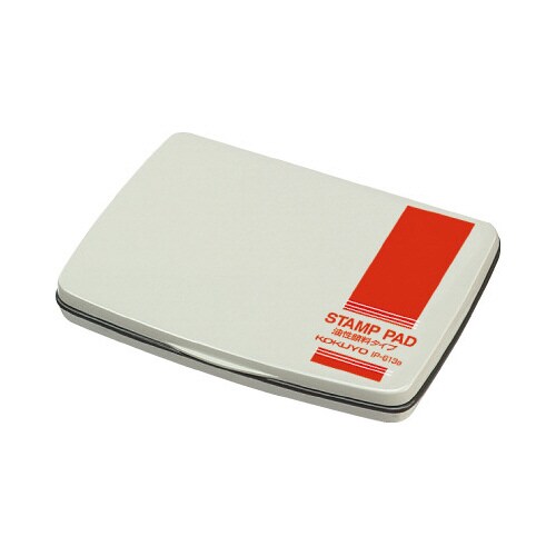 スタンプ台 顔料タイプ大形 盤面108×66mm赤