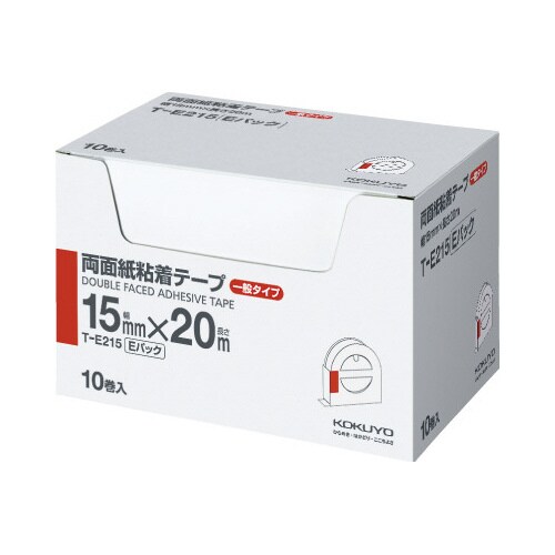 両面紙粘着テープ(お徳用 Eパック)10巻入