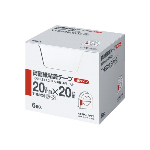 両面紙粘着テープ(お徳用 Eパック)6巻入