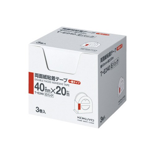 両面紙粘着テープ(お徳用 Eパック)3巻入