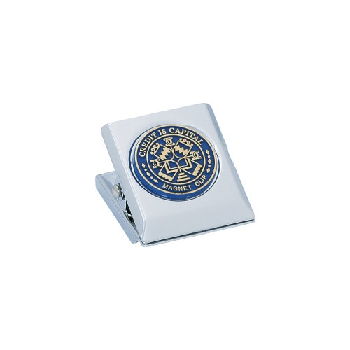 マグネットクリップ中 口幅36mm 青