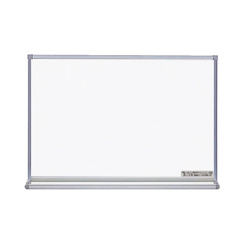 ホワイトボード無地 ヨコ 452×313mm 枠銀