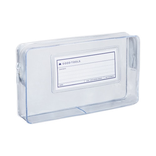 ペンポーチ GOOD TOOLS クリア ホワイト