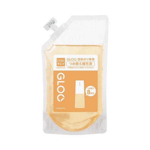 グルー液体のり(シワなくキレイ)(つめ替え補充液)