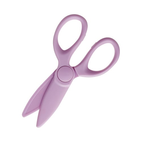 コクヨのはじめてハサミ・パステルライラック