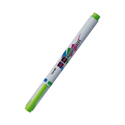 蛍光マーカー<K2>シングル ライトグリーン10本