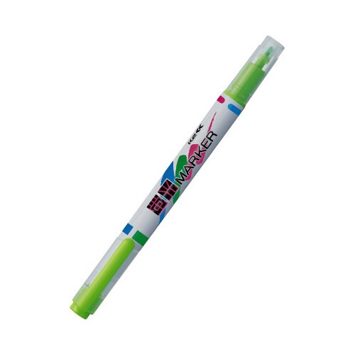 蛍光マーカー<K2>ツイン ライトグリーン10本