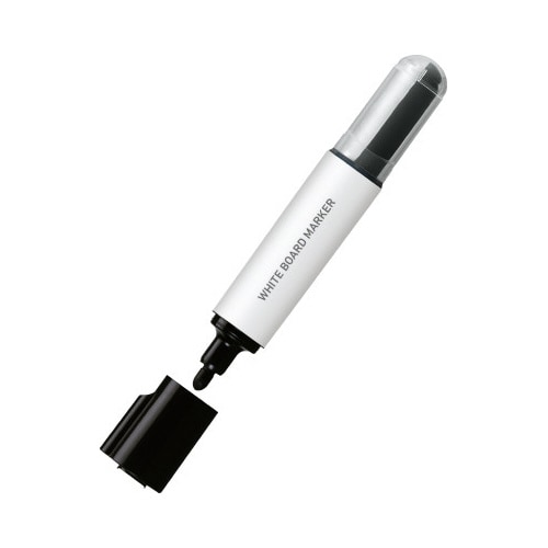 直液ボードマーカー 中字丸芯 黒 6本