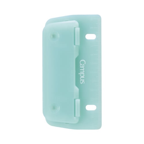 キャンパスバインダーと持ち運べるパンチグリーン×5