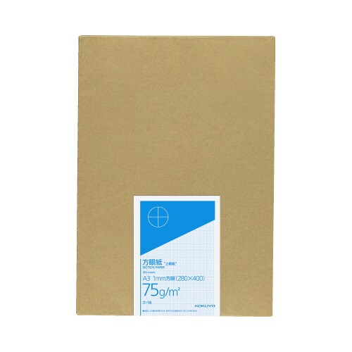 上質方眼紙A3 1mm目ブルー刷り単葉100枚