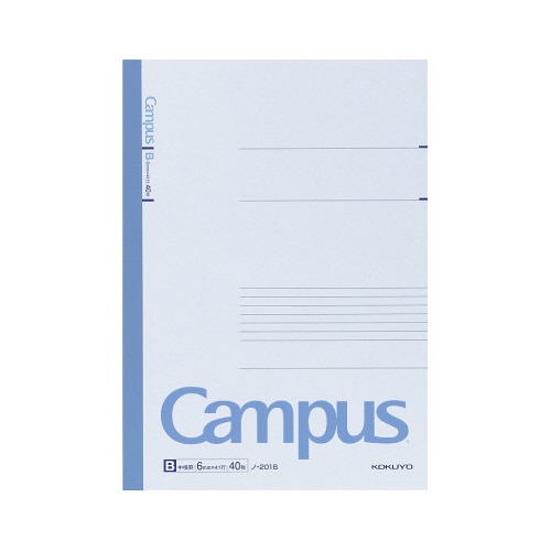 キャンパスノート A4 B罫6mm 40枚