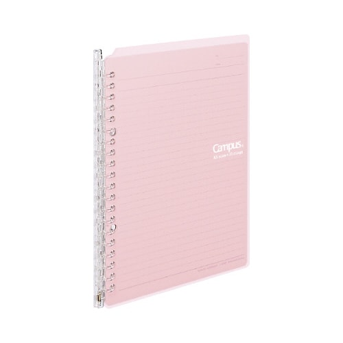 キャンパスバインダースマートリングA5ライトピンク