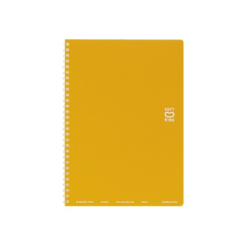 ソフトリングノート セミB5ドットB罫 40枚 橙